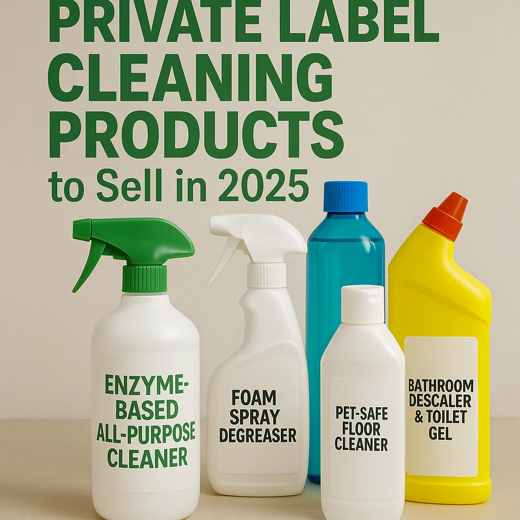 Top 5 Private Label Cleaning Products to Sell in 2025